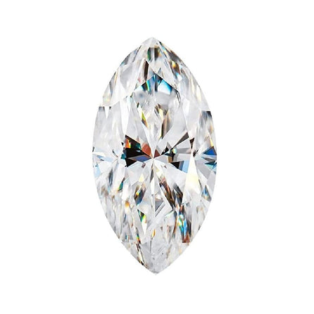 12x6 Marquise White Moissanite