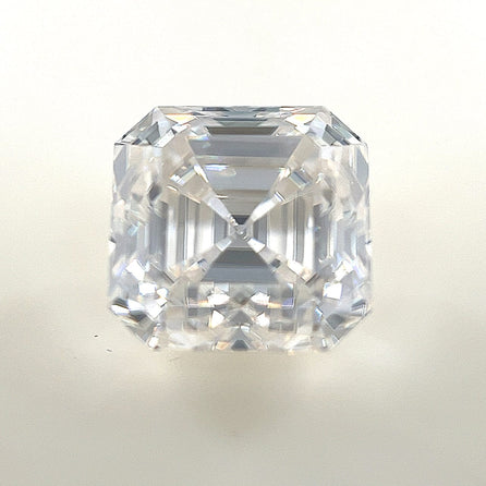 9mm Asscher White Moissanite