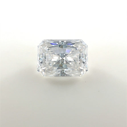 8x6 Emerald Radiant White Moissanite
