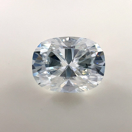 9x7 Cushion White Moissanite