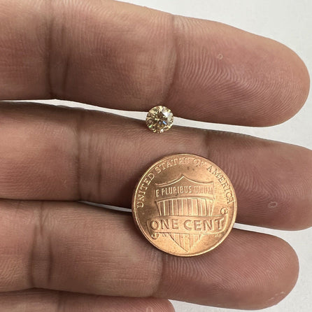 5.20mm Premium Round Brown Moissanite
