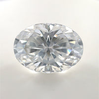 14x10 Exceptional Oval White Moissanite