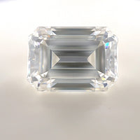 14x10 Emerald White Moissanite