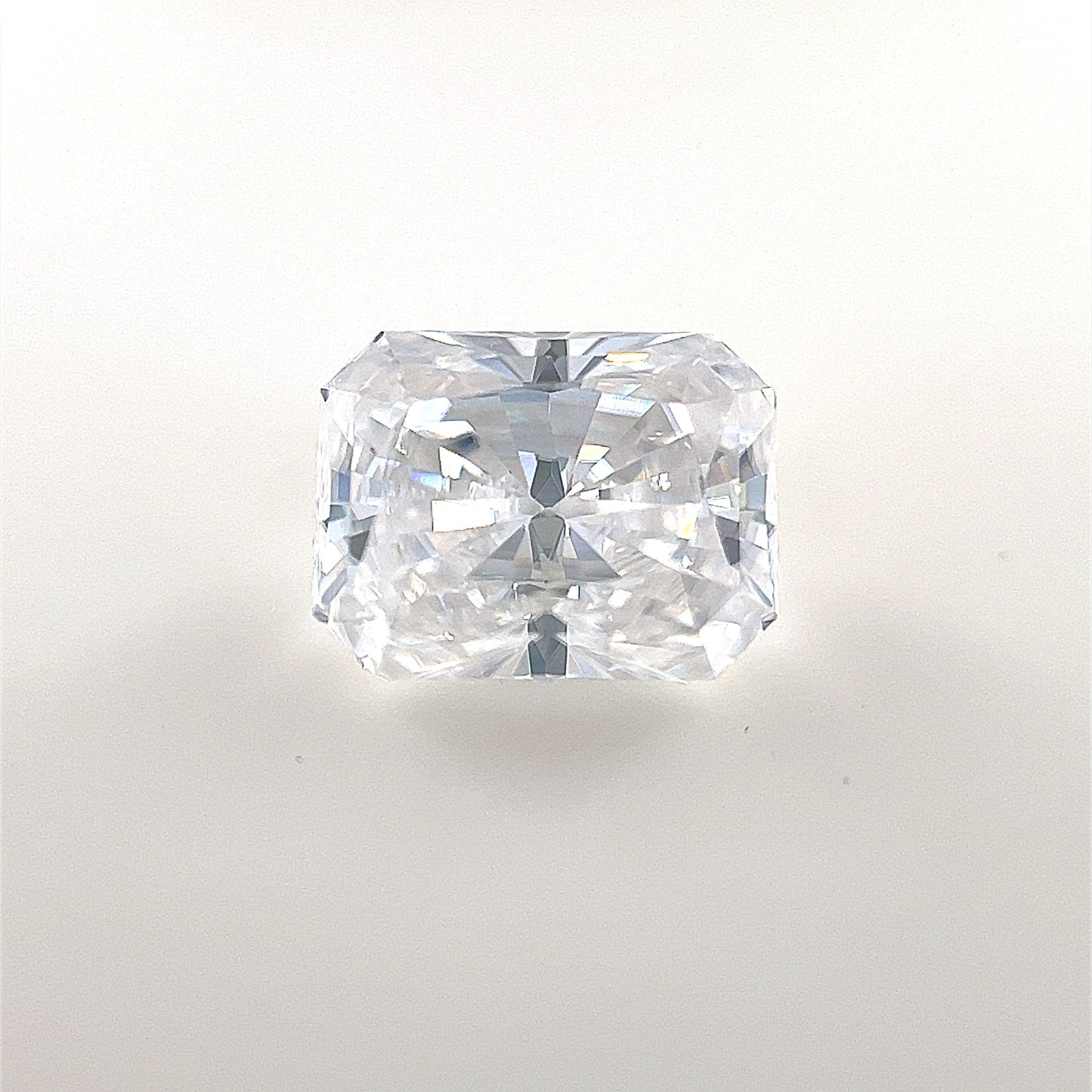 9x7 Emerald Radiant White Moissanite