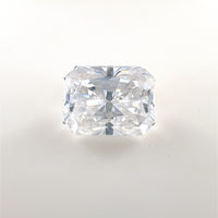 9x7 Emerald Radiant White Moissanite