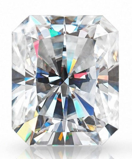 11x9 Emerald Radiant White Moissanite
