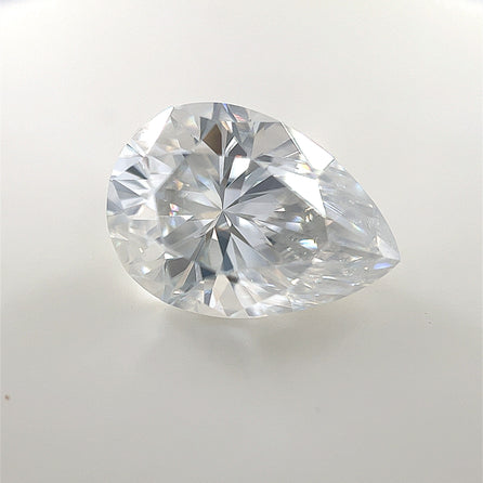 13x9 Pear White Moissanite