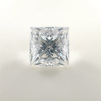 7.5mm Square Princess White Moissanite