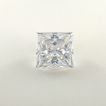 5.5mm Square Princess White Moissanite