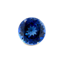 12mm Exceptional Round Lab Created Blue Sapphire