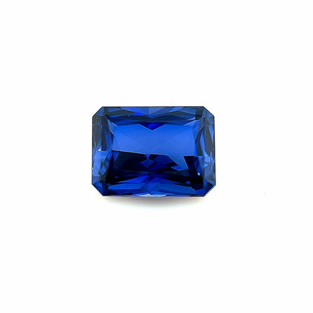 8x6 Exceptional Emerald Radiant Lab Created Sapphire