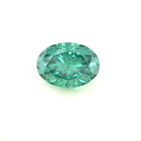 7x5 Oval Green Moissanite
