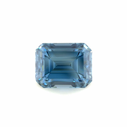 9x7 Emerald Blue Moissanite