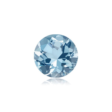 9mm Round Aquamarine