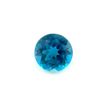 7mm Round London Blue Topaz