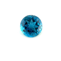 8mm Round London Blue Topaz
