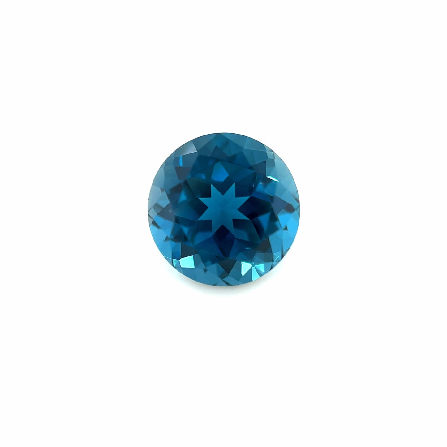 9mm Round London Blue Topaz