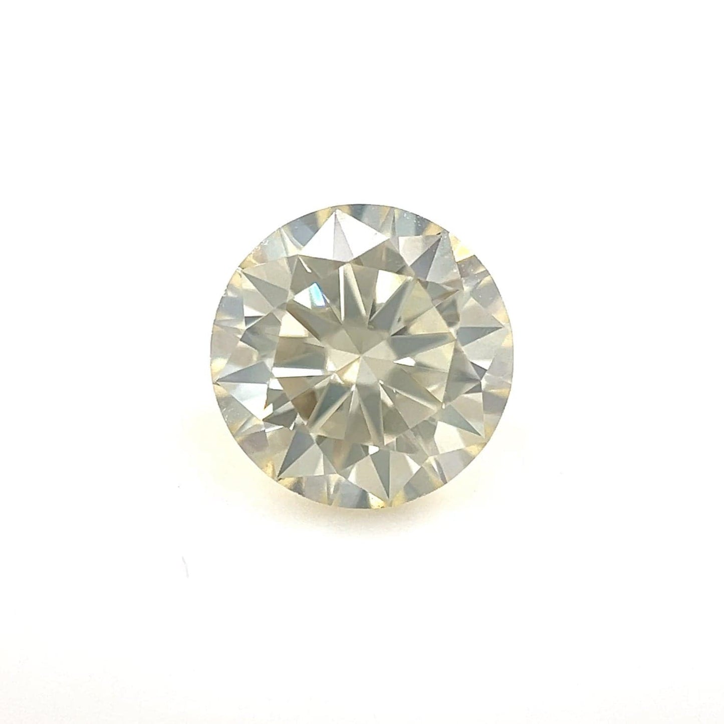 8mm Round Yellow Moissanite