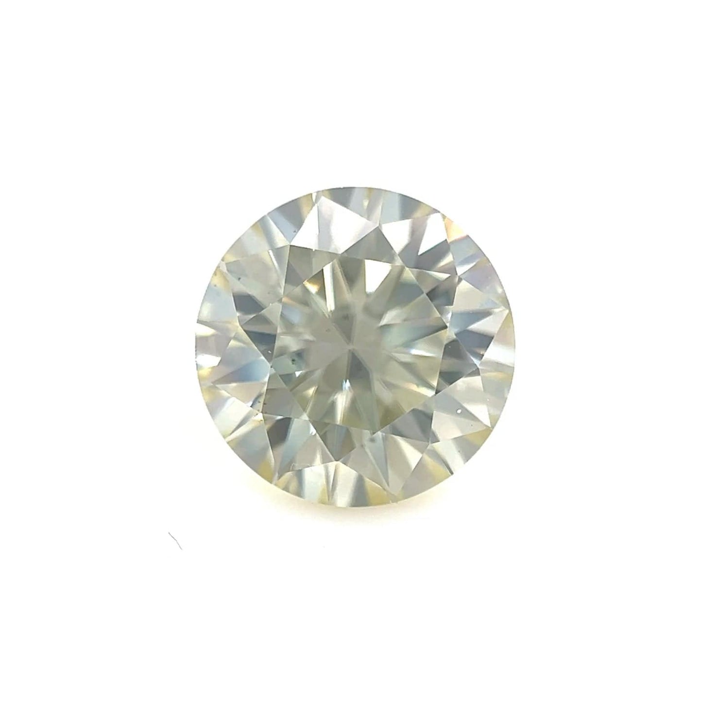9mm Round Yellow Moissanite