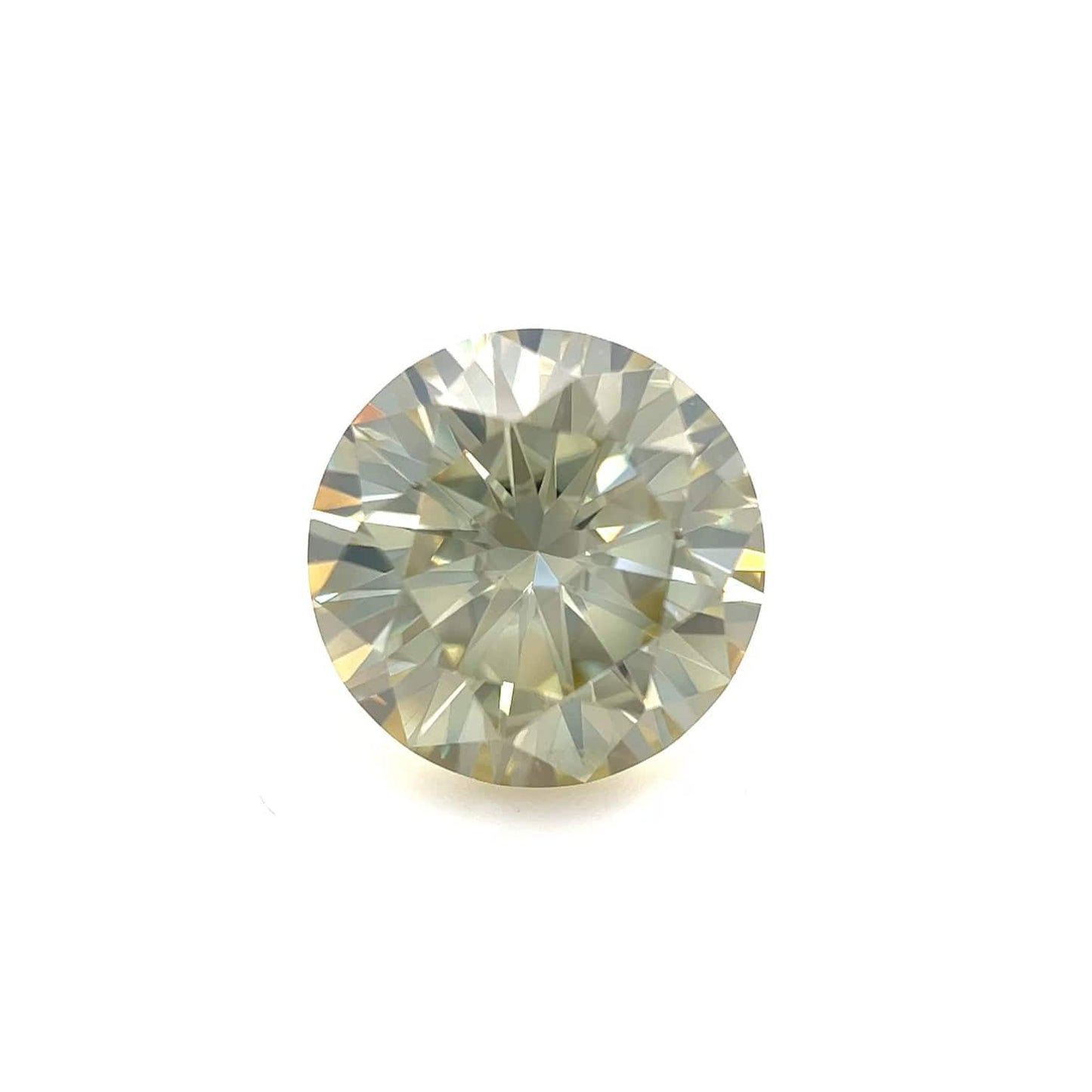 10mm Round Yellow Moissanite