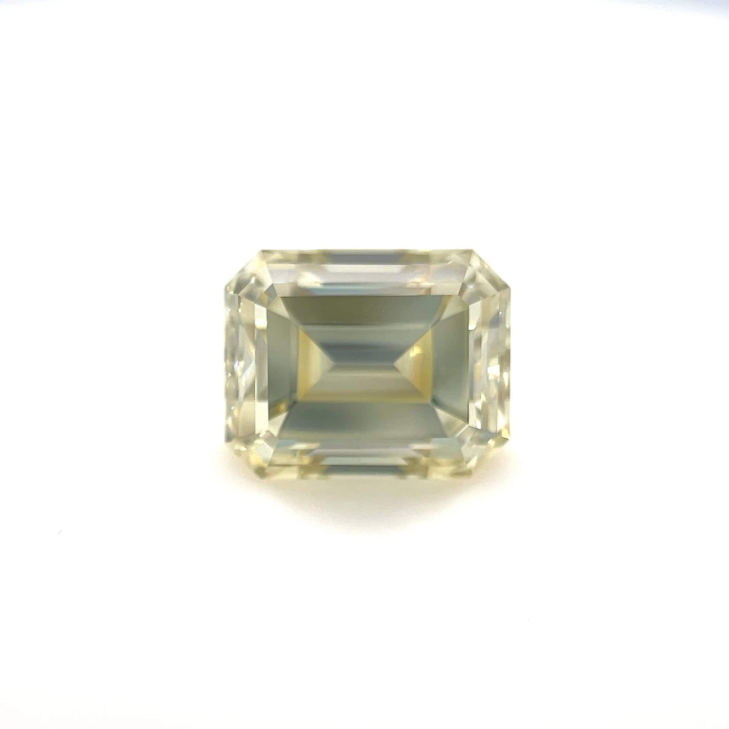 10.0x8.0 Emerald Yellow Moissanite