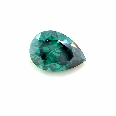 10.0x7.0 Pear Green Moissanite