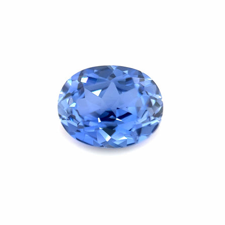 9.0x7.0 Oval Lab Created Light Blue Sapphire