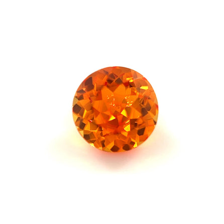 6mm Exceptional Round Lab Created Orange Sapphire