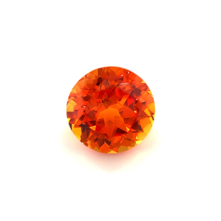8mm Exceptional Round Lab Created Orange Sapphire