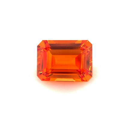 8.0x6.0 Exceptional Emerald Lab Created Orange Sapphire