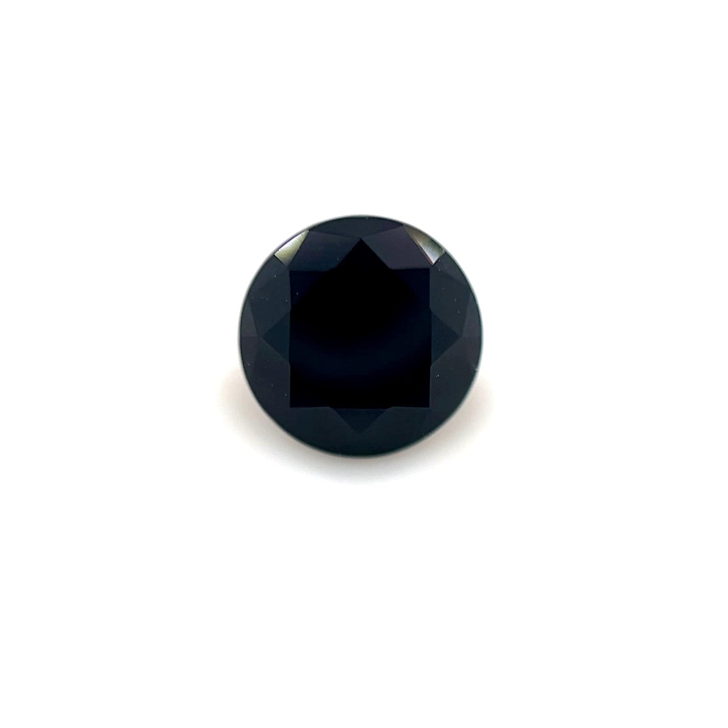 8mm Round Black Spinel