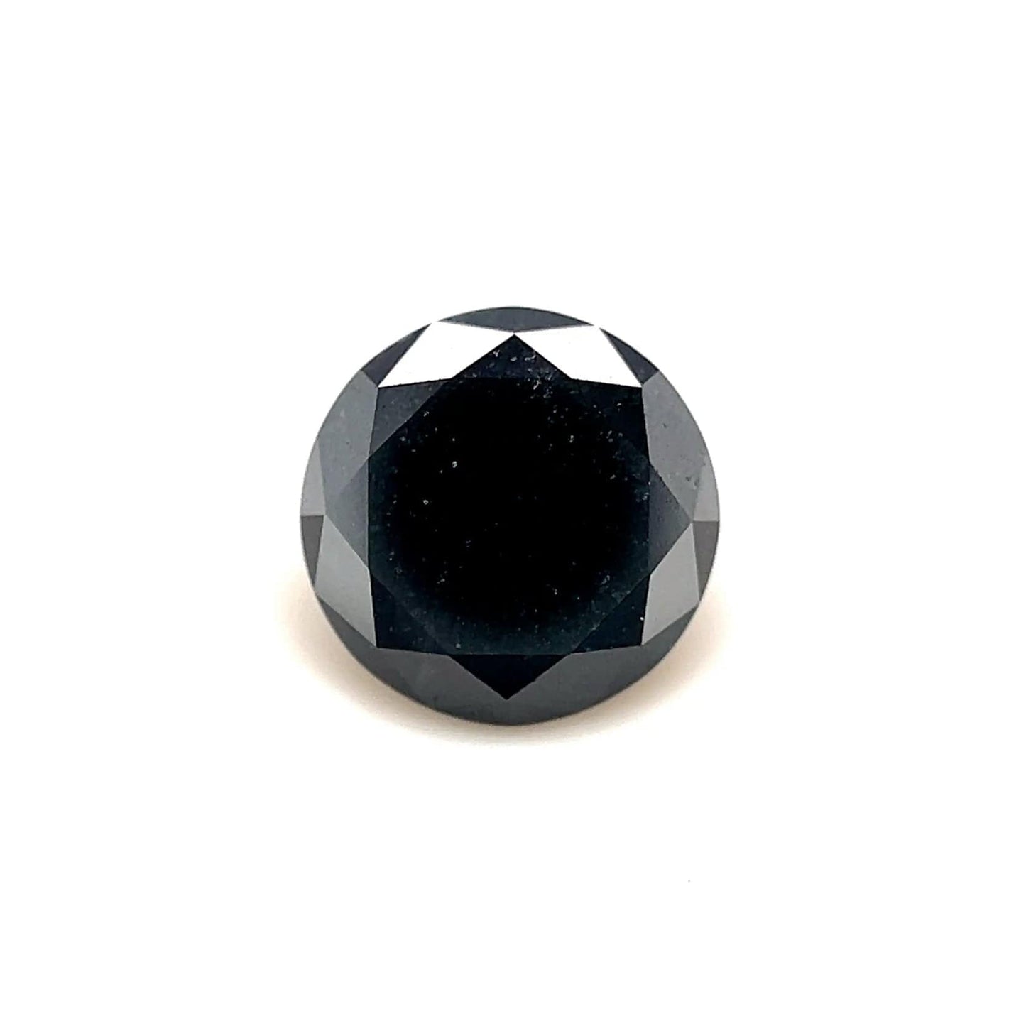 8.45x8.52mm Round Natural Black Diamond