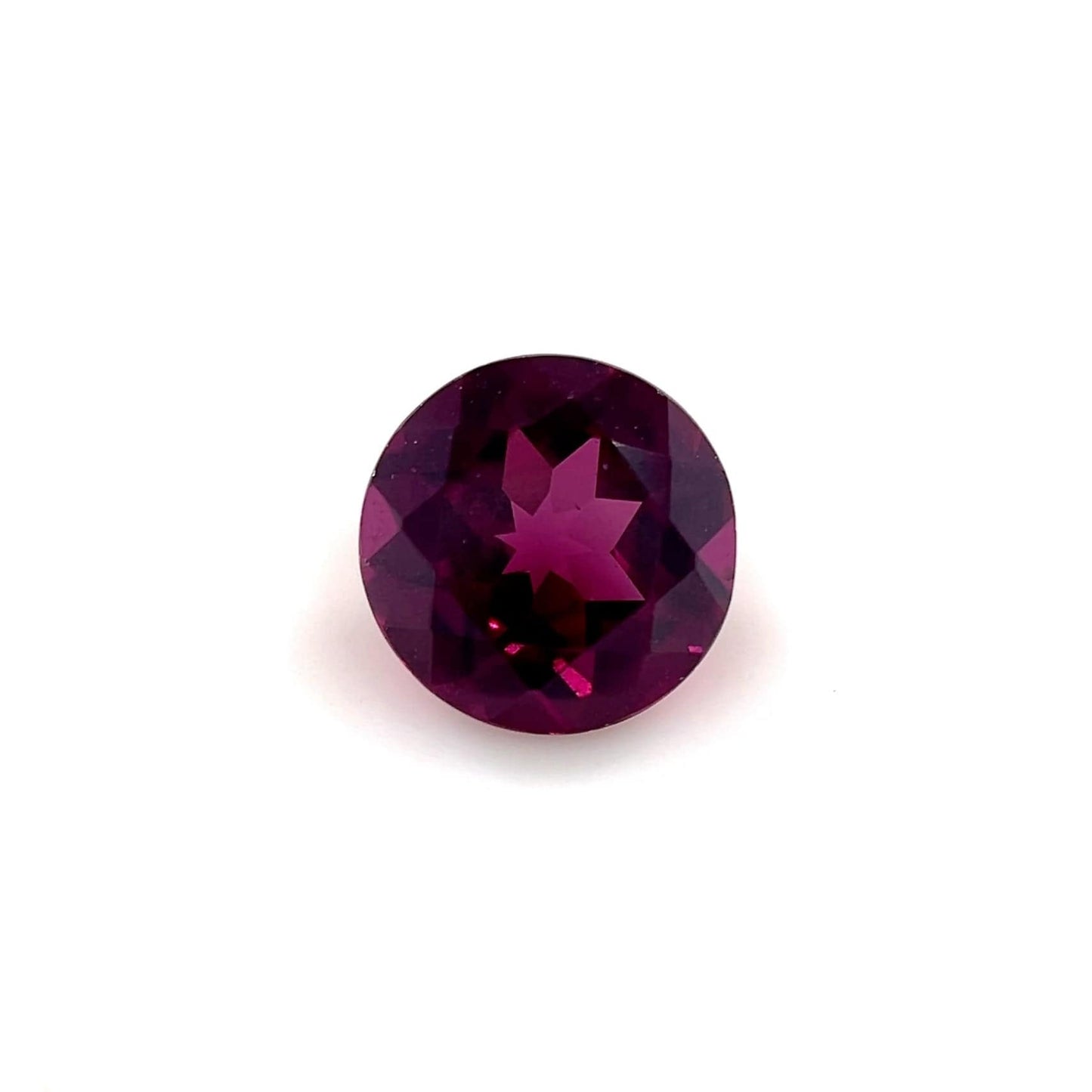 7mm Premium Round Rhodolite