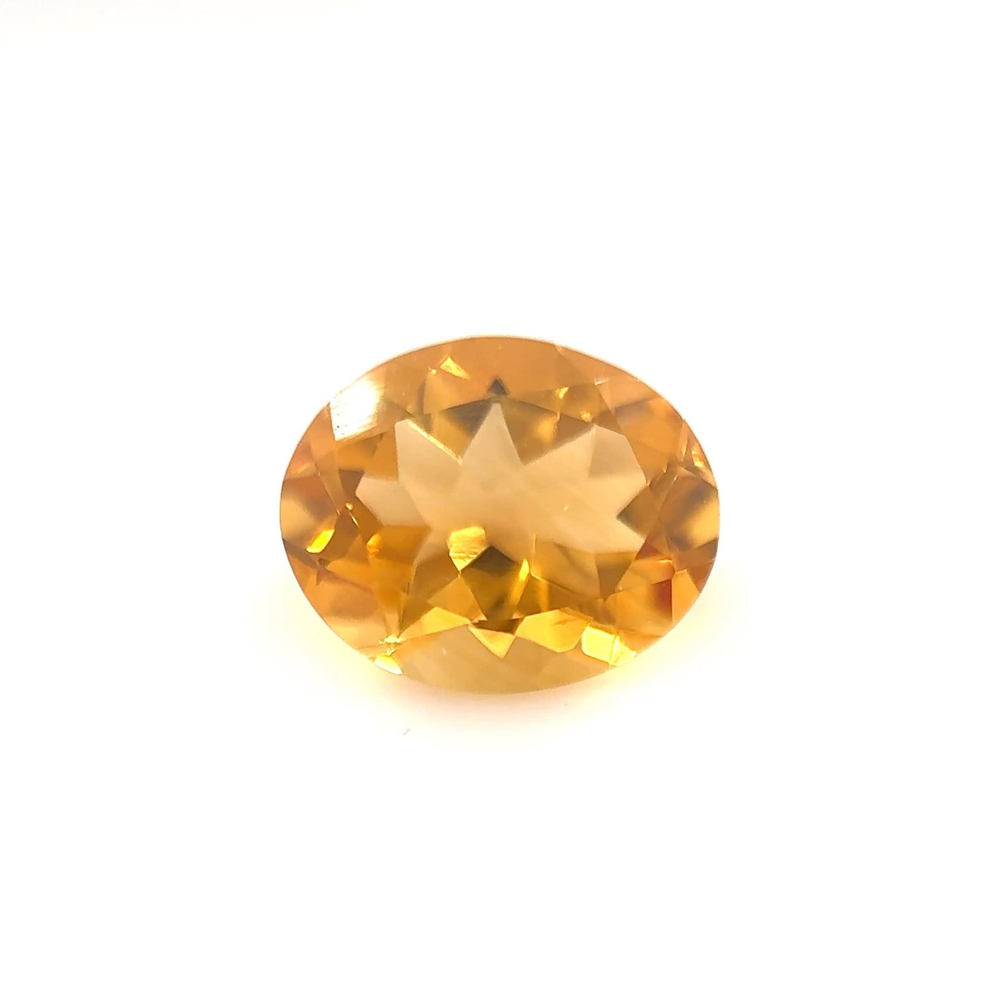 10.0x8.0 Premium Oval Orange Citrine