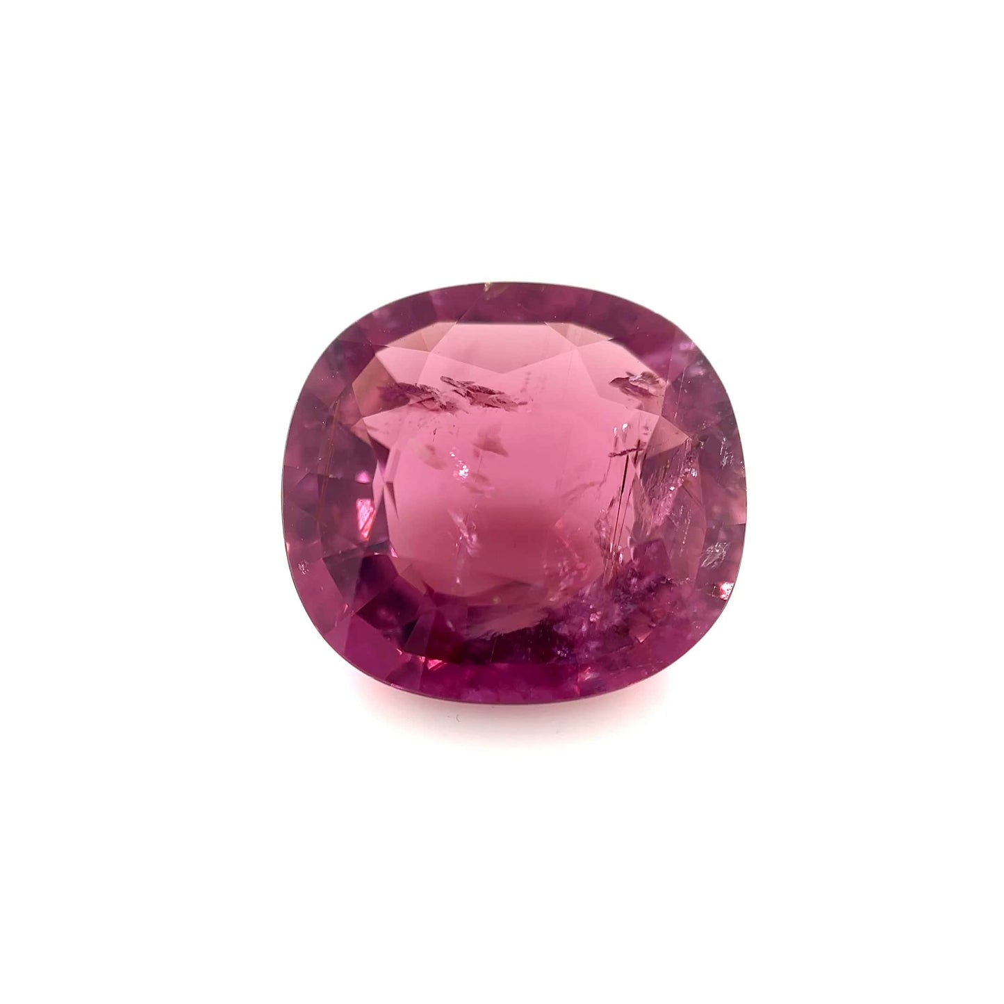 17.4x16.2 Cushion Rubellite Tourmaline