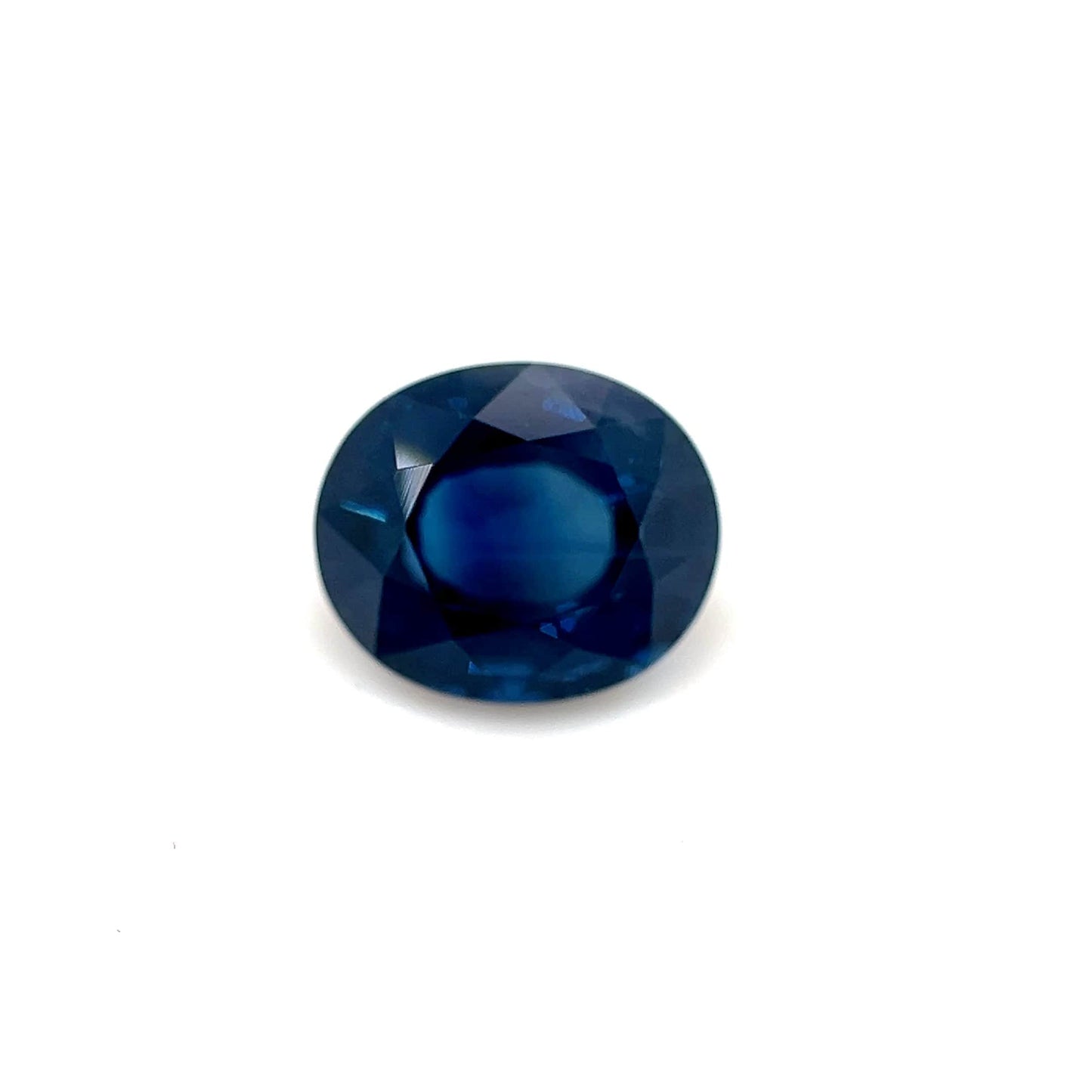 9.1x7.1mm Oval Blue Sapphire