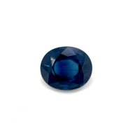 9.1x7.1mm Oval Blue Sapphire