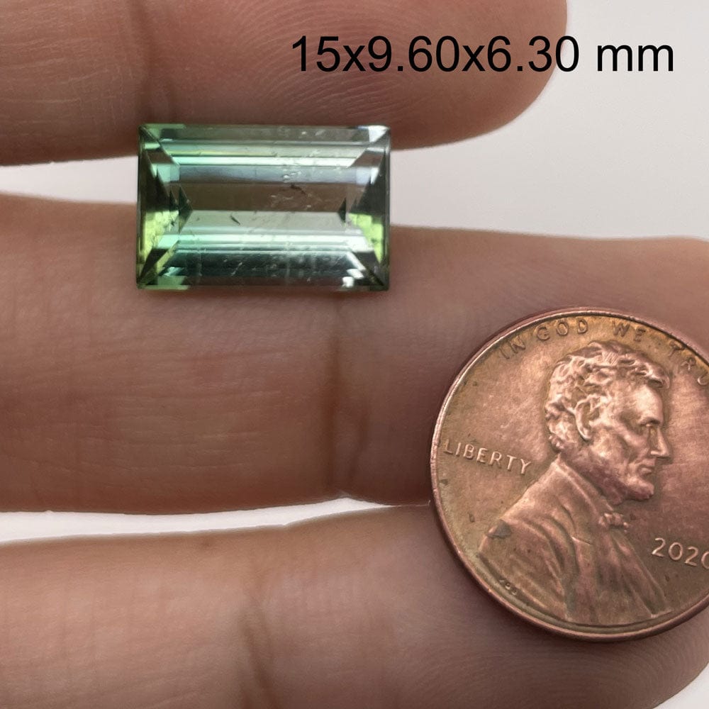 15.0x9.6 Emerald Green Tourmaline