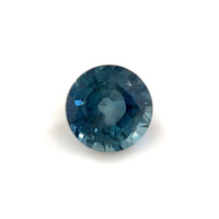 7.04x7.10 Round Light Blue Sapphire