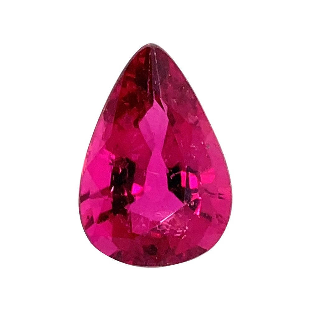 11.4x7.9MM Pear Rubellite Tourmaline