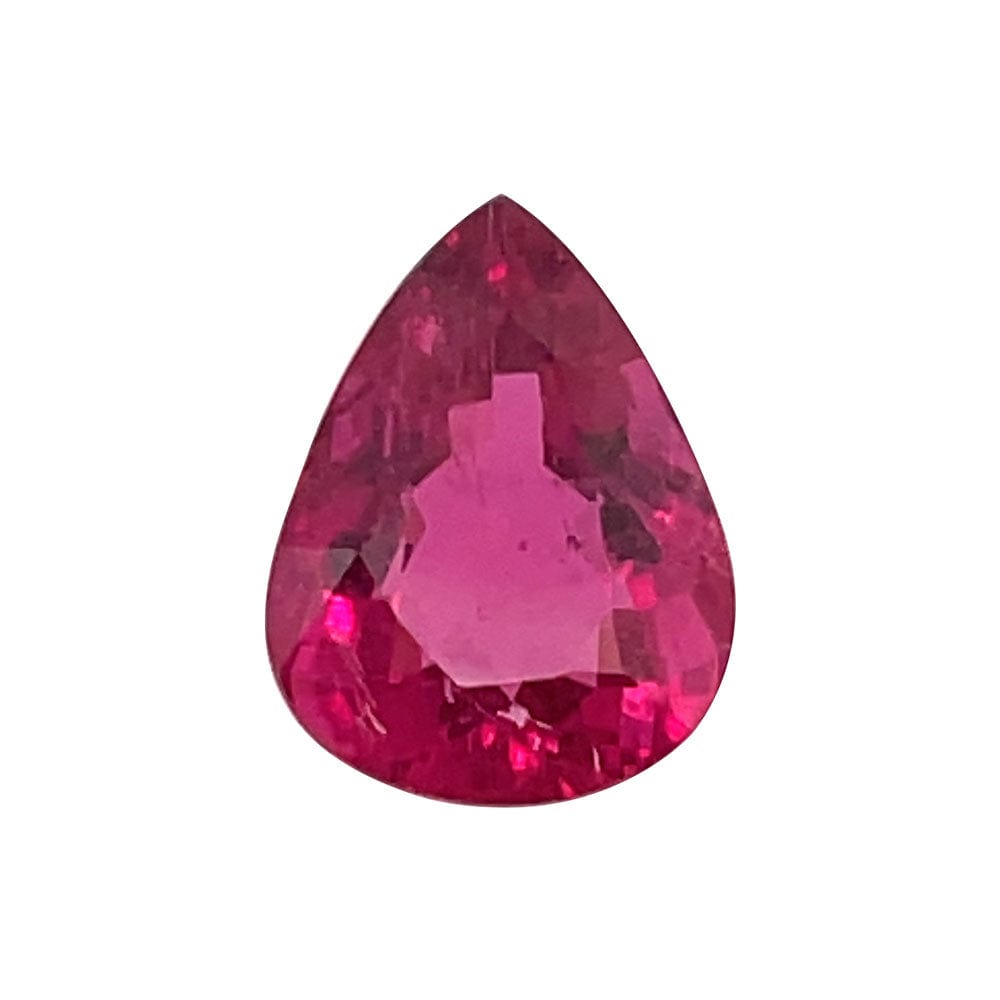 11.6x9.0mm Pear Rubellite Tourmaline