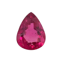 11.6x9.0mm Pear Rubellite Tourmaline