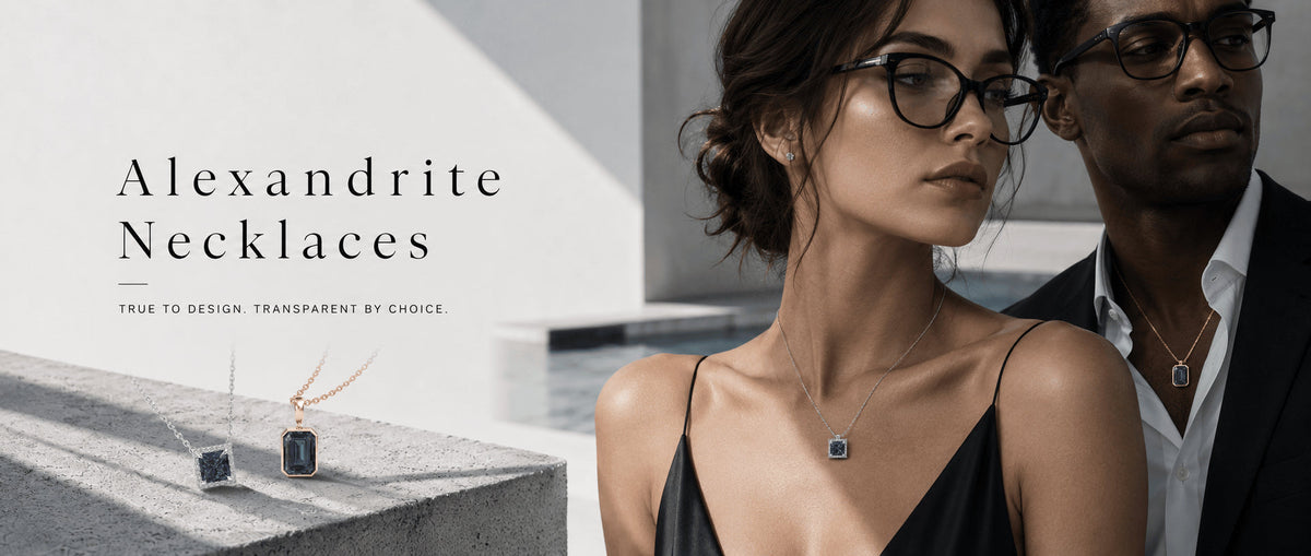 Alexandrite necklaces
