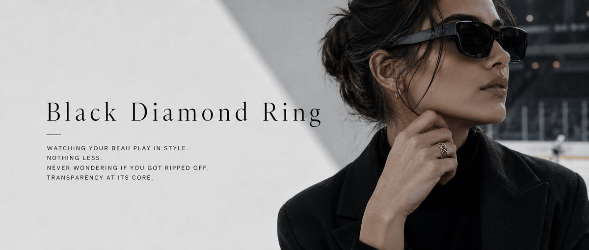 Black diamond rings