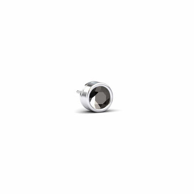Black Diamond 6.5mm Single Stud Earrings