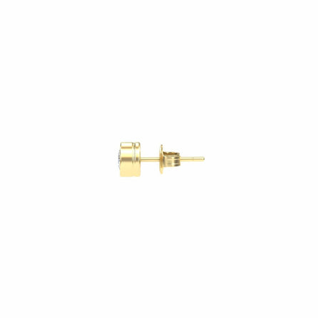 Natural Diamond Earrings - Bezel Set - Ishanvi