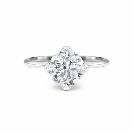 Round Solitaire Certified Lab Diamond Engagement Ring - Srimayi