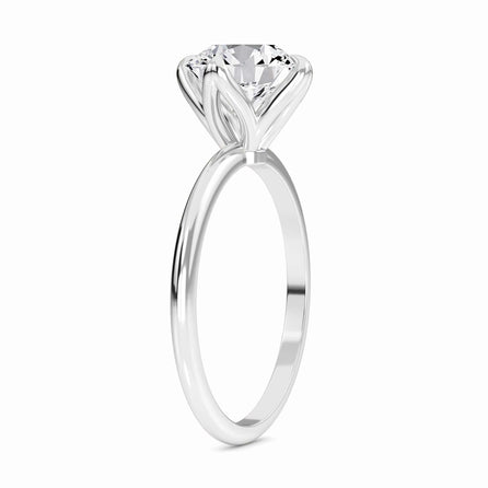 Round Solitaire Certified Lab Diamond Engagement Ring - Srimayi