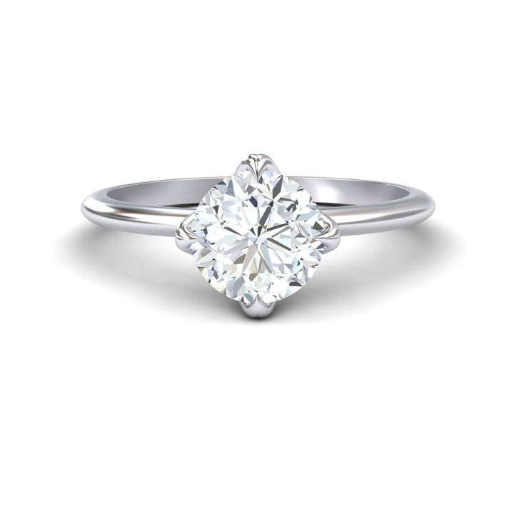 Round Solitaire Certified Lab Diamond Engagement Ring - Srimayi