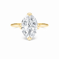 Oval Solitaire Certified Lab Diamond Engagement Ring - Srimayi